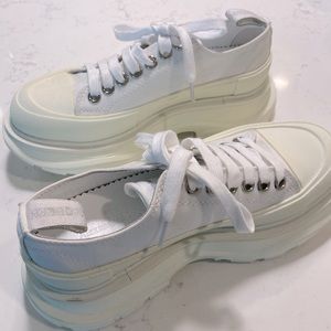 Alexander McQueen Tread Slick Lace-up Sneakers